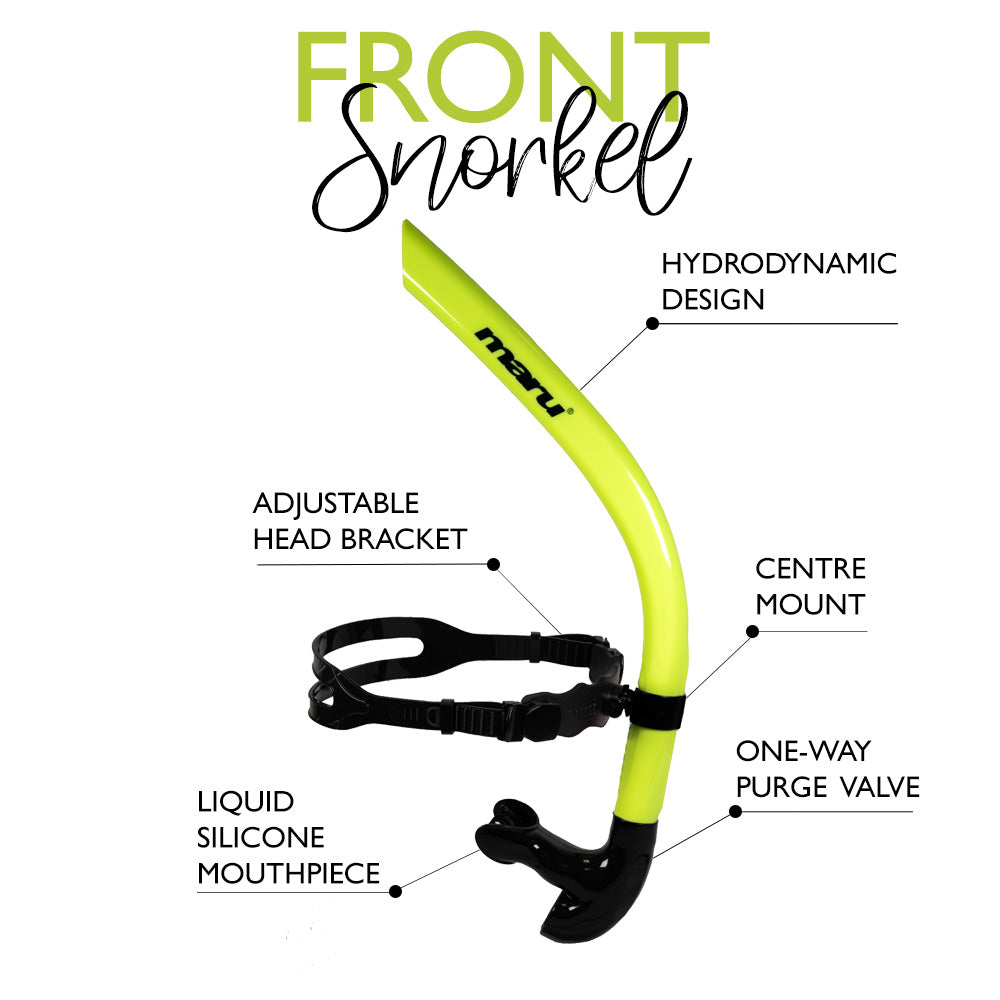 Maru Green Front Snorkel
