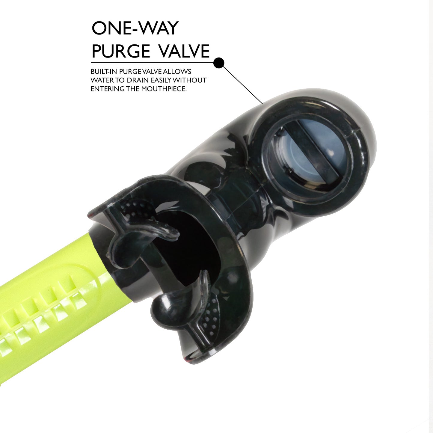 Maru Green Front Snorkel