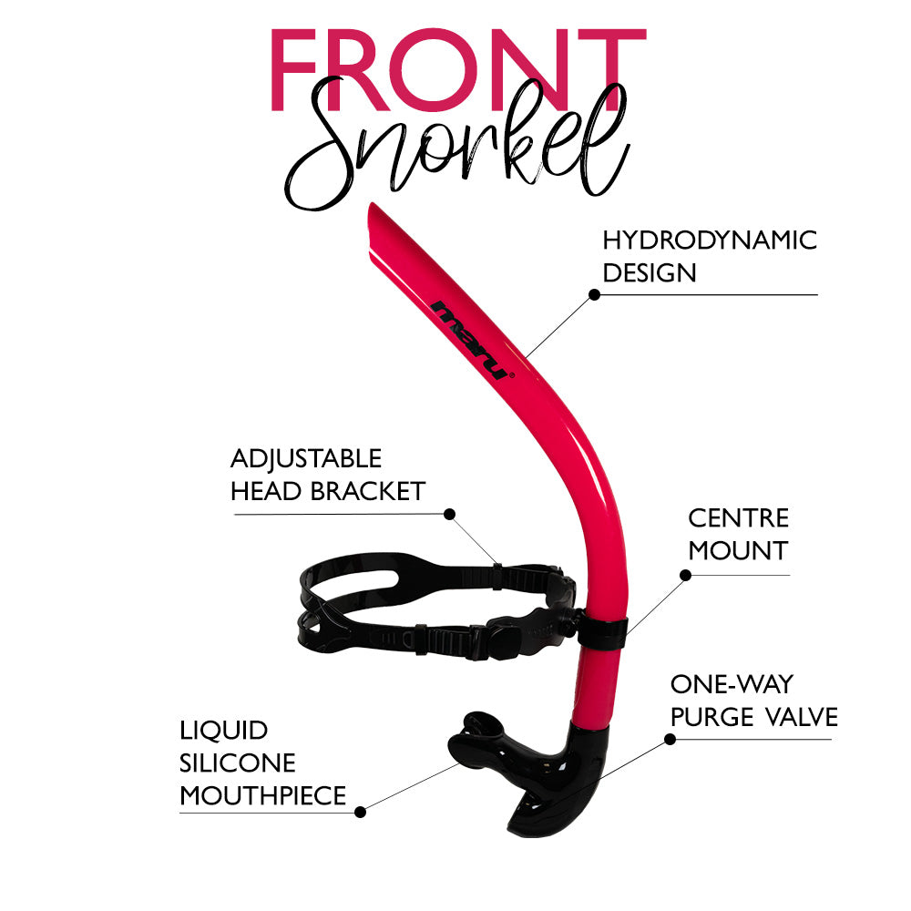 Maru Pink Front Snorkel