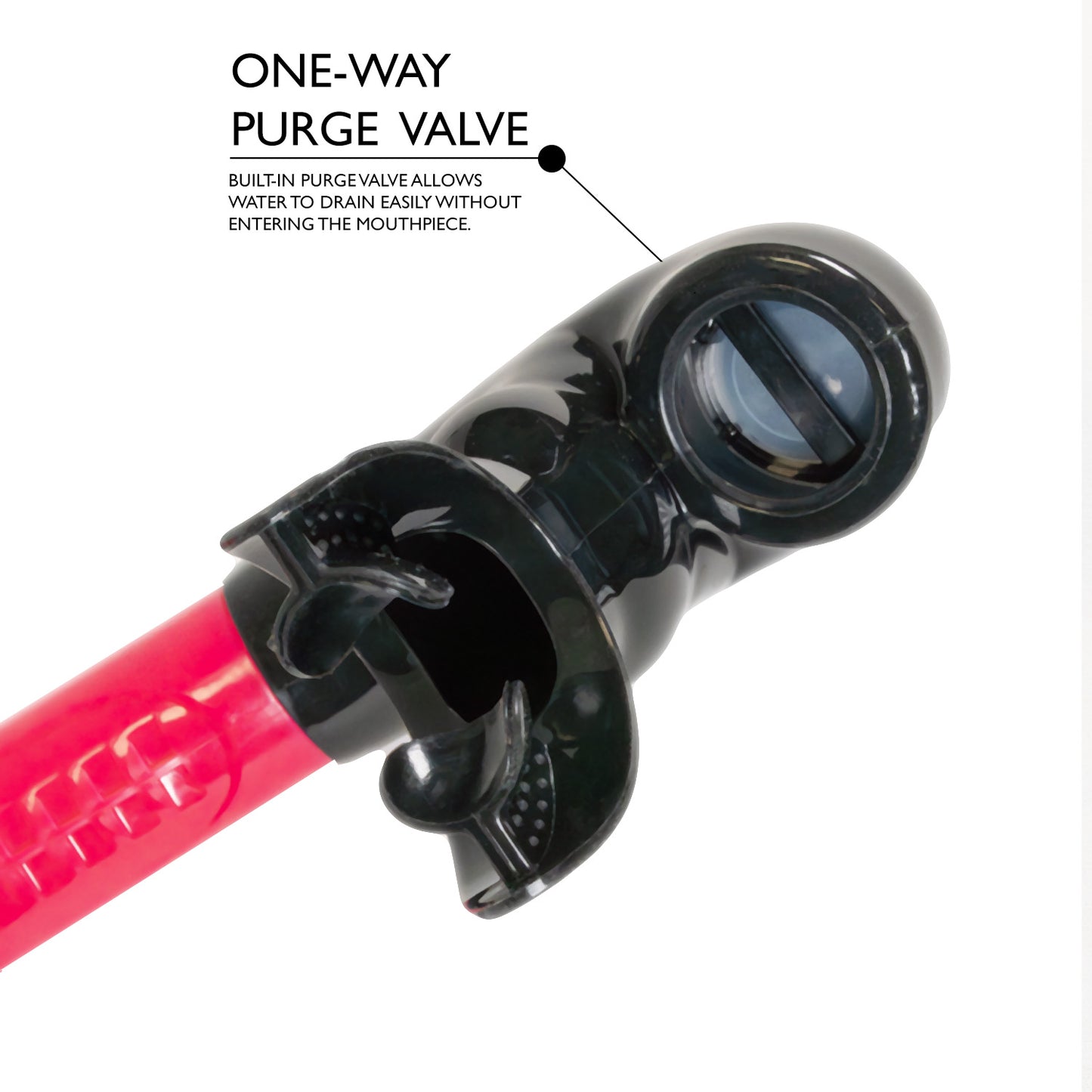 Maru Pink Front Snorkel
