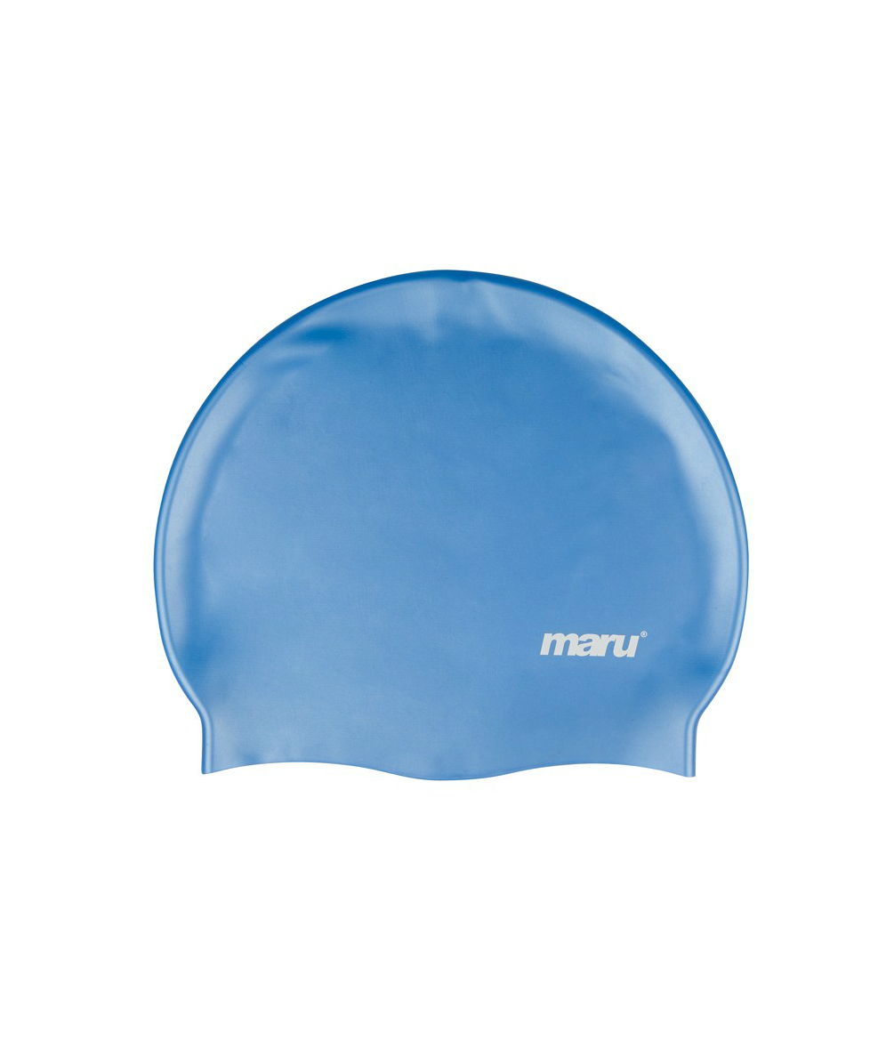 Bonnet de bain en silicone - Bleu