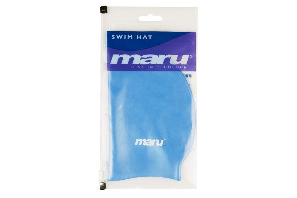 Bonnet de bain en silicone - Bleu