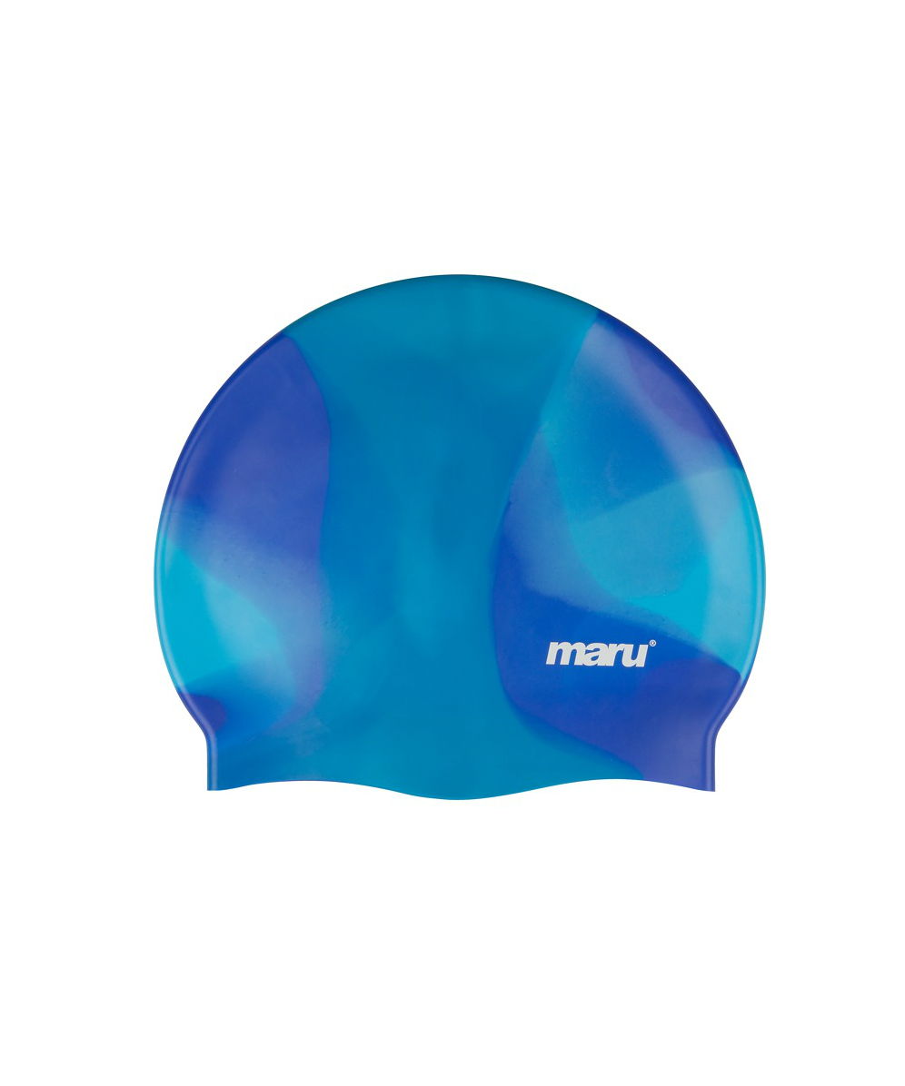 Bonnet de bain en silicone - Nuances de bleu
