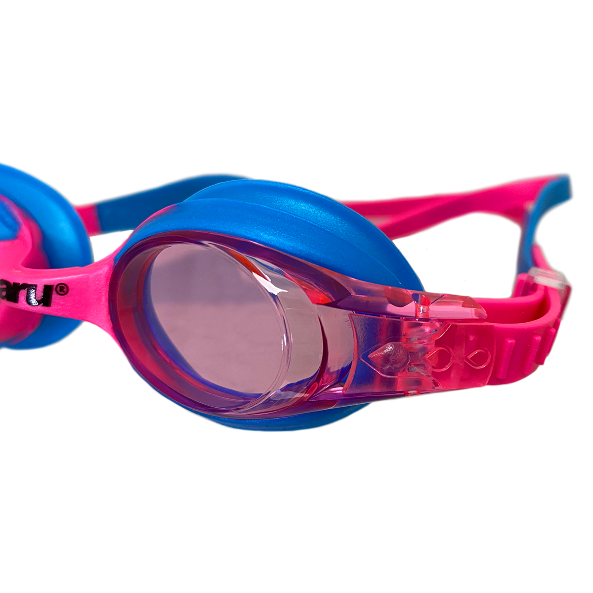 Lunettes de natation Sprite antibuée pour enfant - Rose et bleu
