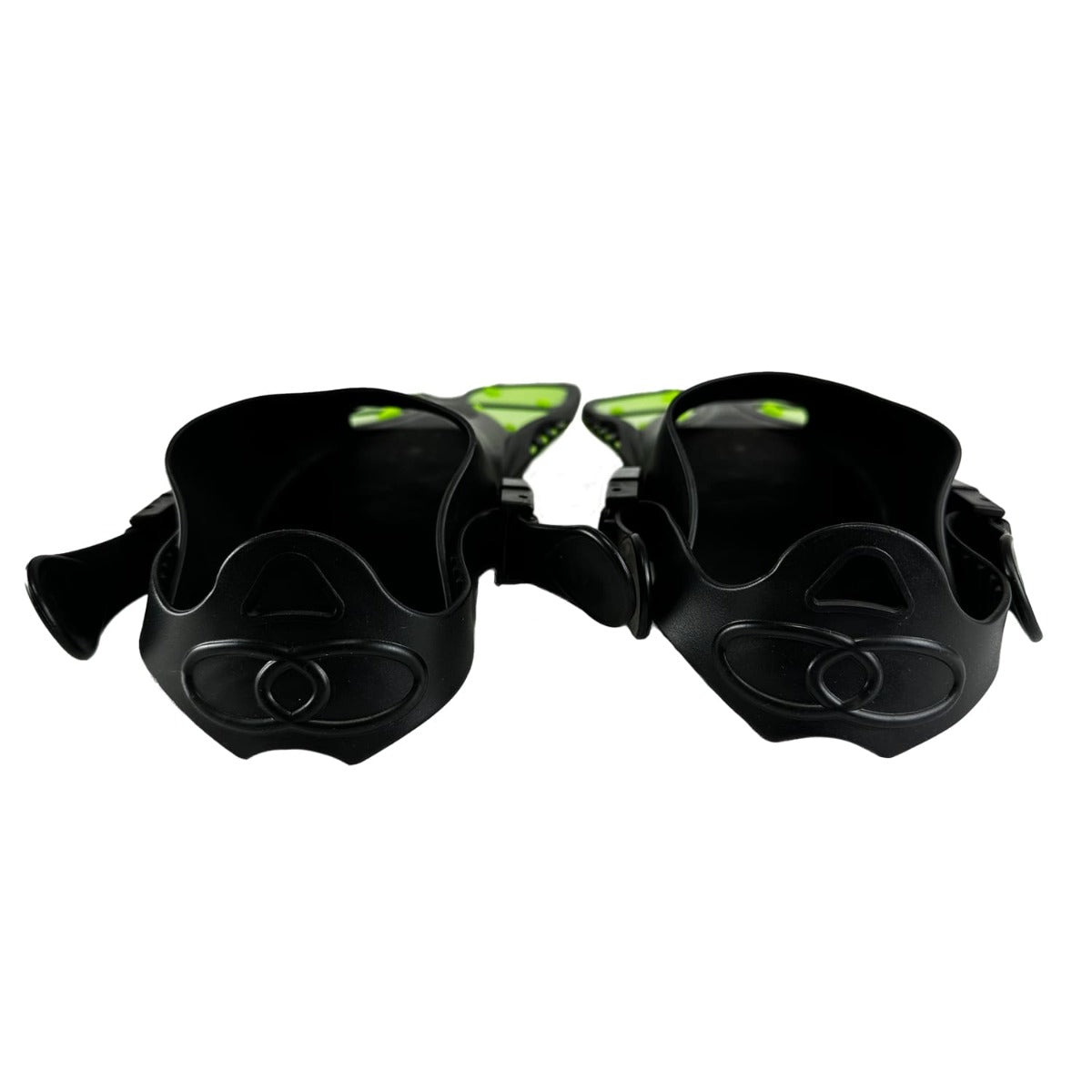 Palmes de plongée – Citron vert fluo et noir