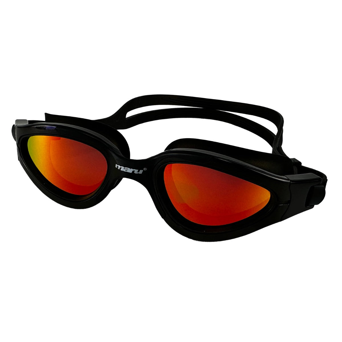 Lunettes de natation antibuée polarisées pour adultes Groove - Noir