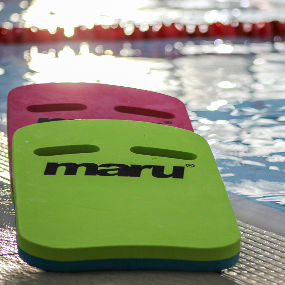 Planche de natation - Bleu et citron vert