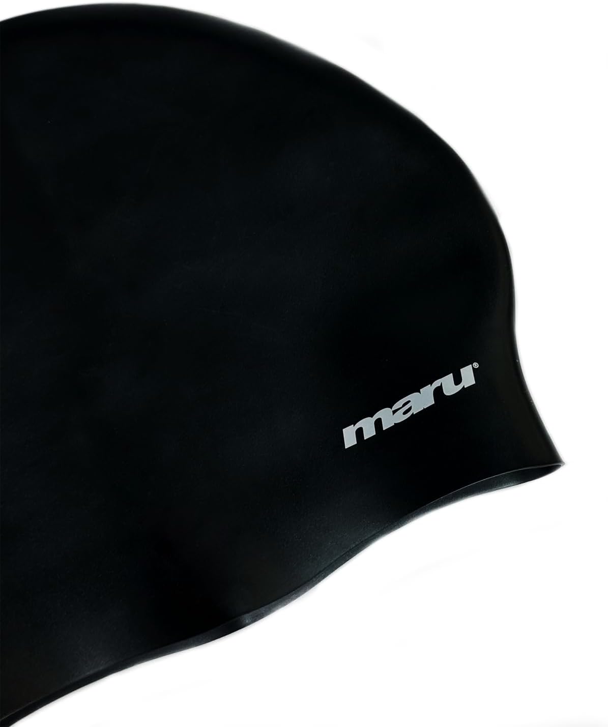 Bonnet de bain pour cheveux longs - Noir