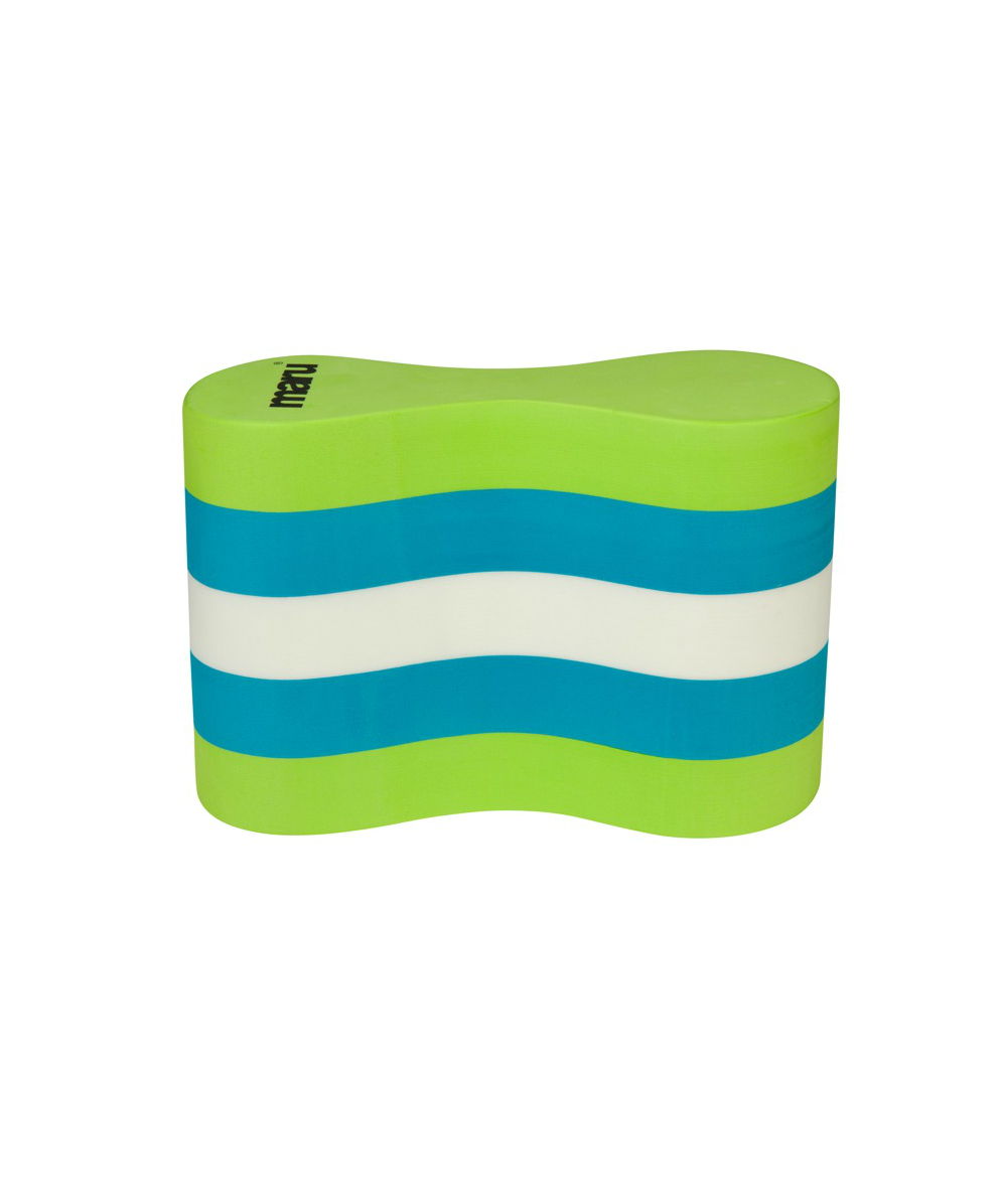 Pull Buoy pour adulte - Citron vert, bleu et blanc