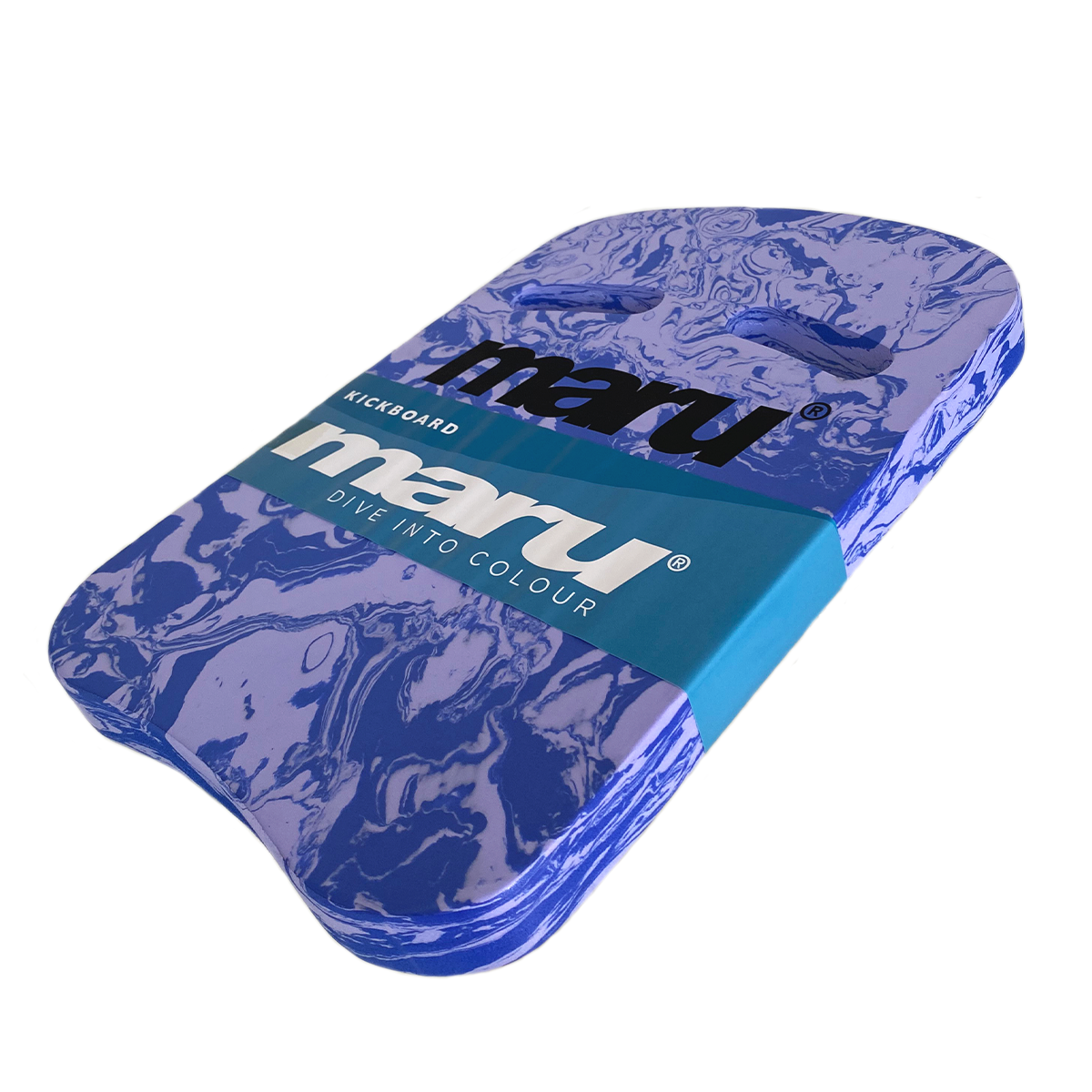 Planche de natation - Violet foncé et tourbillon violet