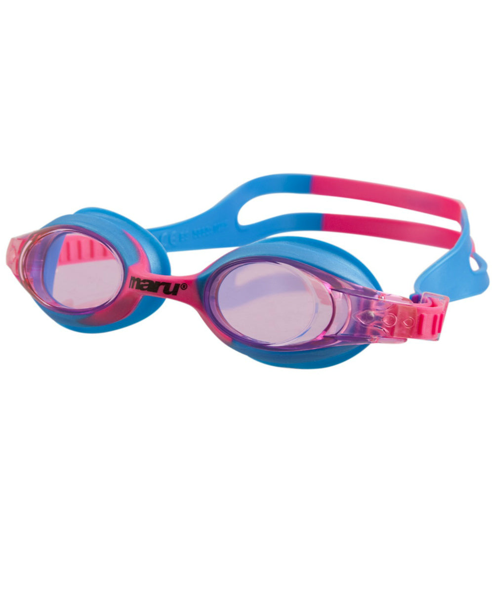 Lunettes de natation Sprite antibuée pour enfant - Rose et bleu
