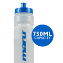 Maru Water Bottle 750ml (Blue/Clear)