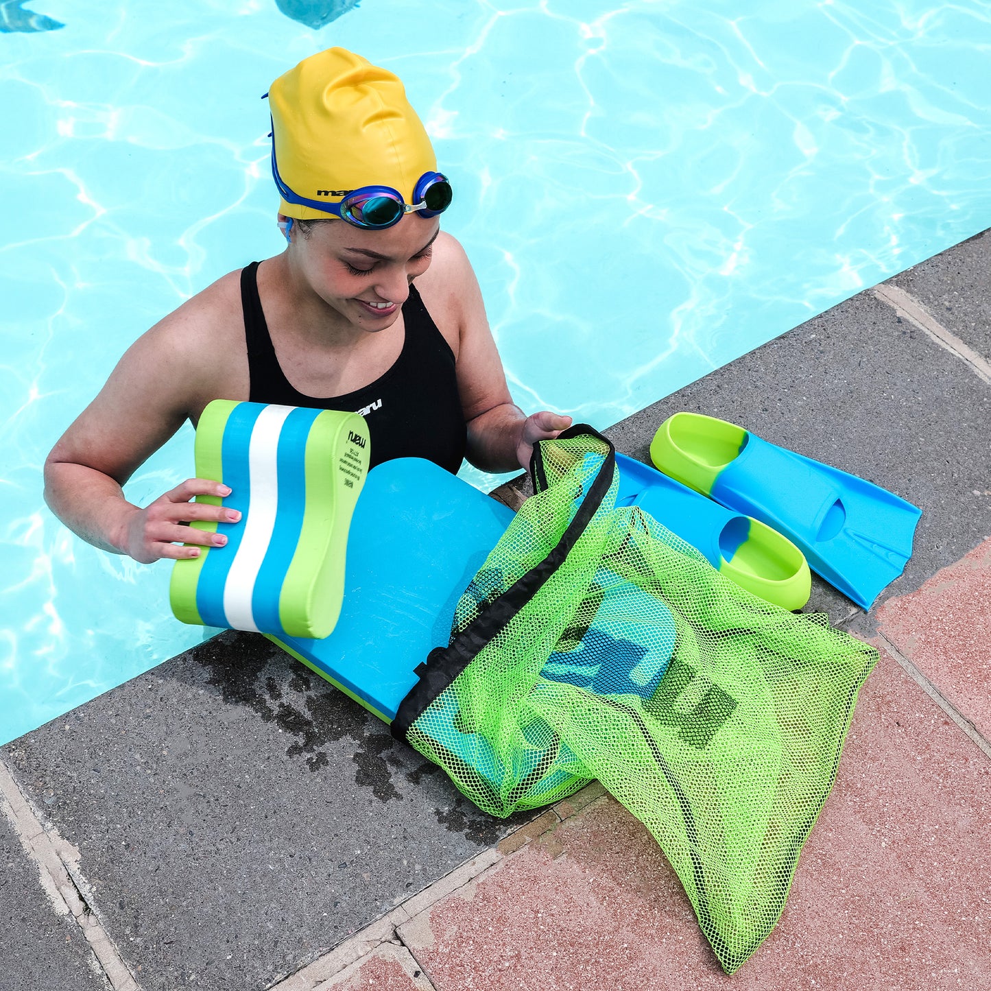 Silicone Swim Cap - Yellow