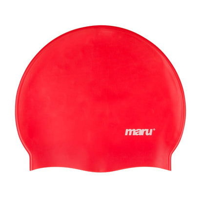 Silicone Swim Cap - Red