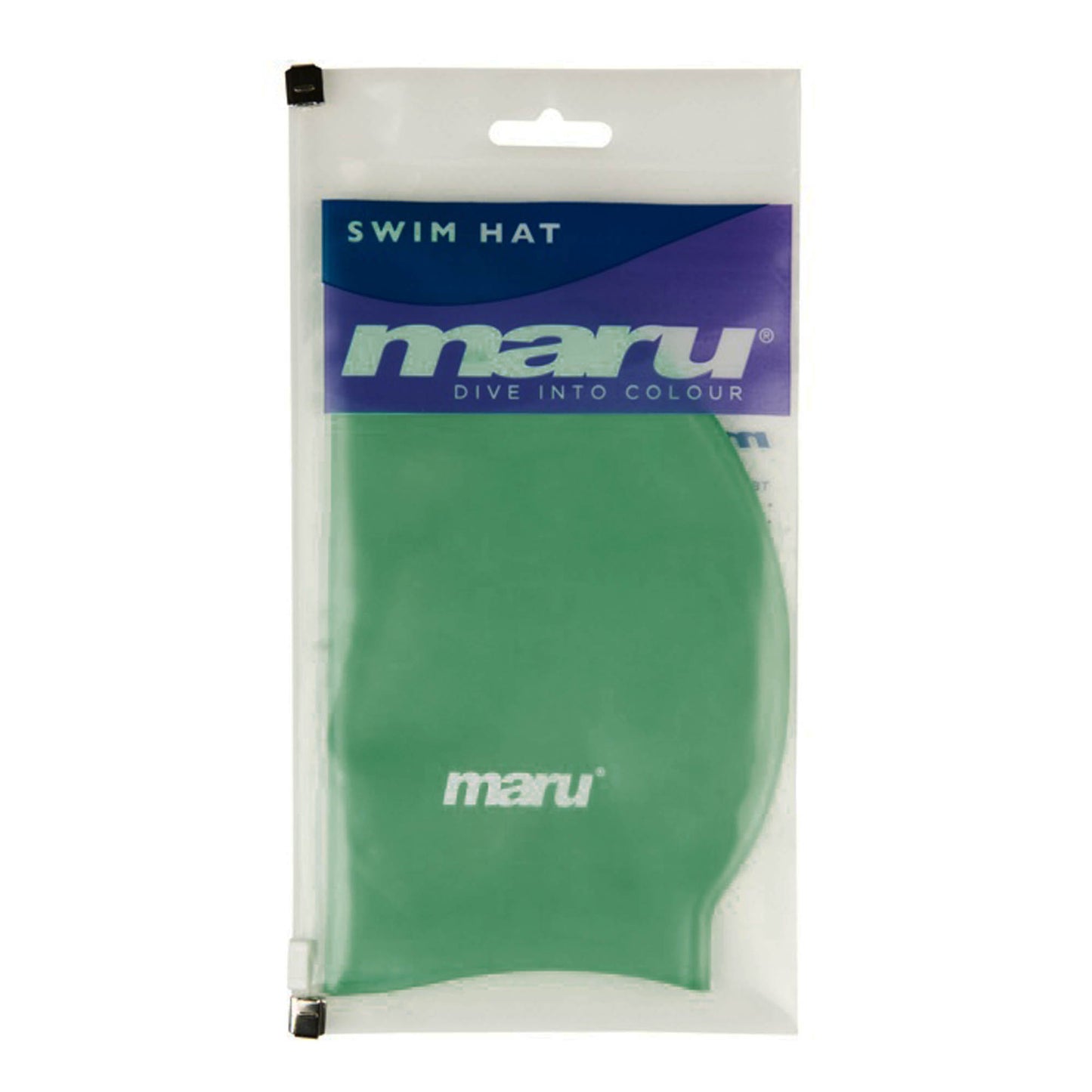 Bonnet de bain en silicone - Vert foncé