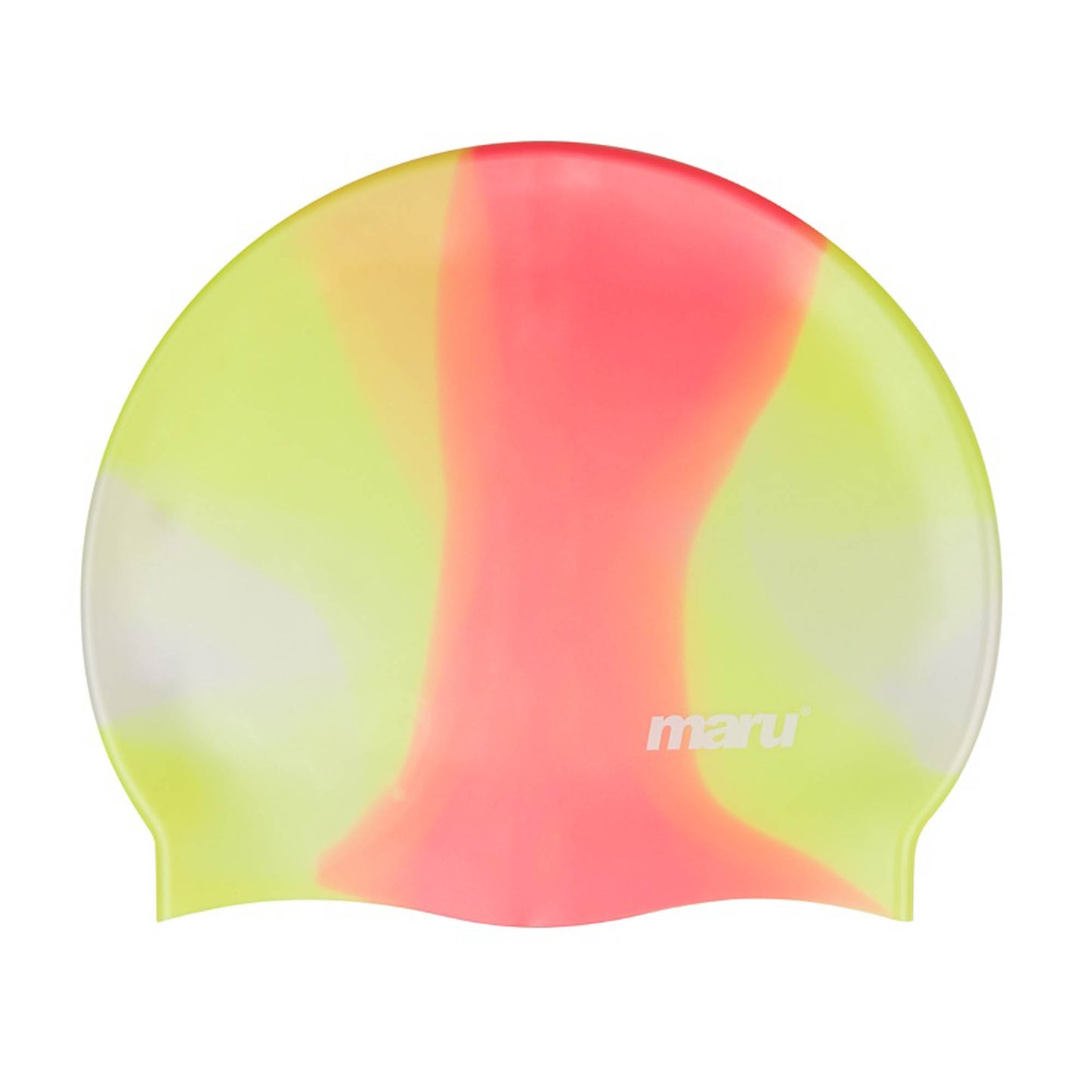 Silicone Swim Cap - Yellow and Red