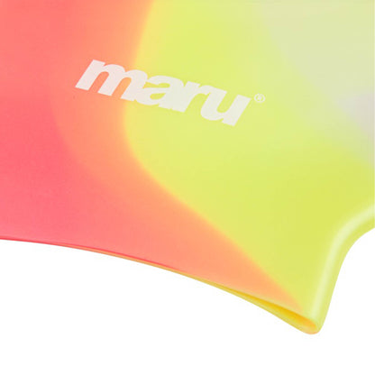 Silicone Swim Cap - Yellow and Red
