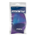 Silicone Swim Cap - Purple and Blue