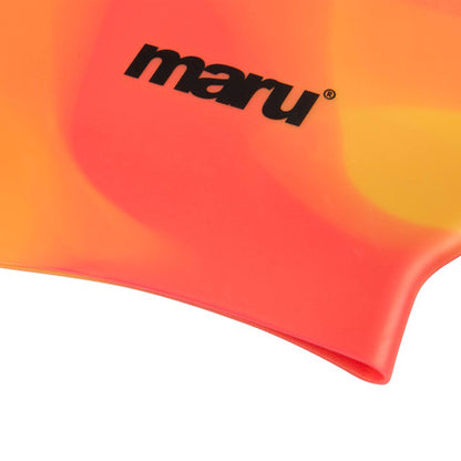 Silicone Swim Cap - Orange Shades