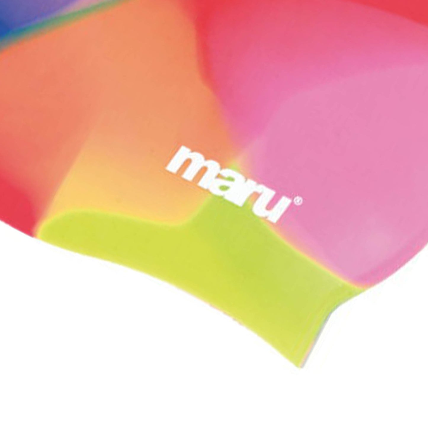 Silicone Swim Cap - Pink, Blue and Red