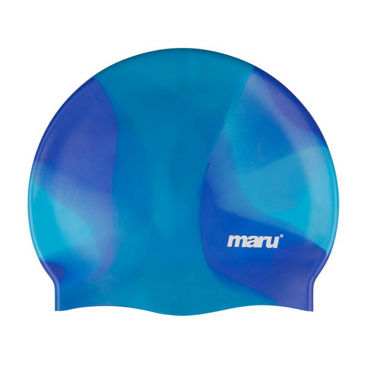 Silicone Swim Cap - Blue Shades