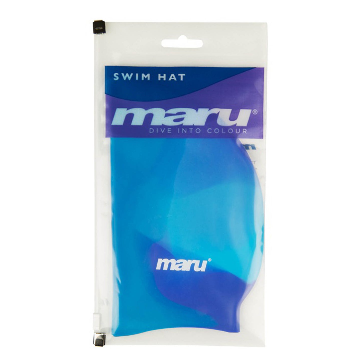 Silicone Swim Cap - Blue Shades