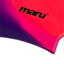 Silicone Swim Cap - Red, Pink and Purple