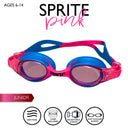 Maru Sprite Anti-Fog Junior Swim Goggles - Pink and Blue