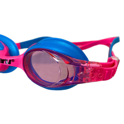 Maru Sprite Anti-Fog Junior Swim Goggles - Pink and Blue