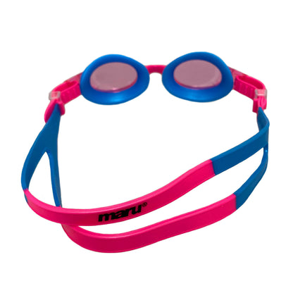 Maru Sprite Anti-Fog Junior Swim Goggles - Pink and Blue
