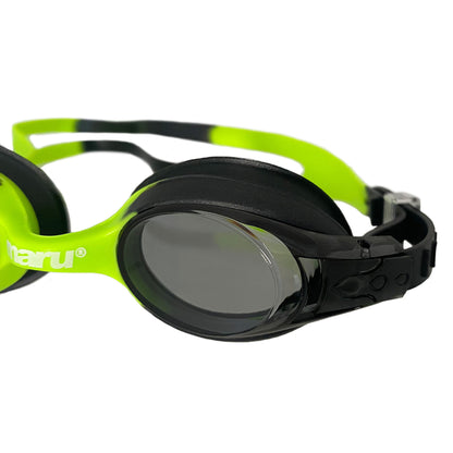 Maru Sprite Anti-Fog Junior Swim Goggles - Black and Green