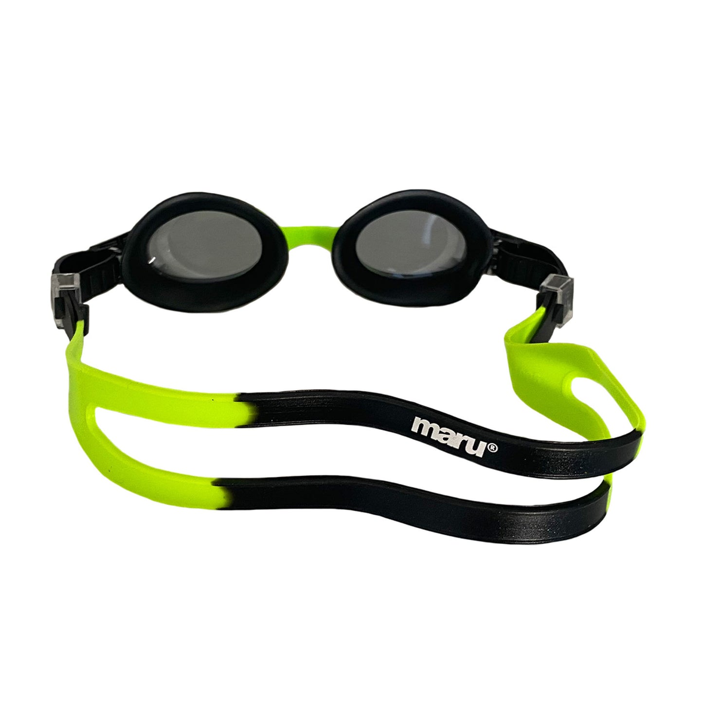 Maru Sprite Anti-Fog Junior Swim Goggles - Black and Green