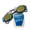 Maru Pulse Mirror Anti-Fog Adult Swim Goggles - Silver, Blue and Gold