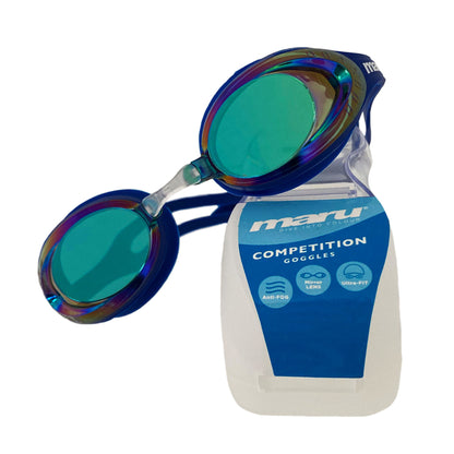 Maru Sonic Mirror Anti-Fog Adult Swim Goggles - Blue and Purple