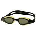 Maru Magna Swim Goggles Anti-Fog, Clear Vision with UV Protection, Black and Lime