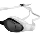 Maru Swift Swim Goggles, Anti-Fog, UV Protection, White and Black