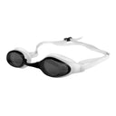 Maru Swift Swim Goggles, Anti-Fog, UV Protection, White and Black