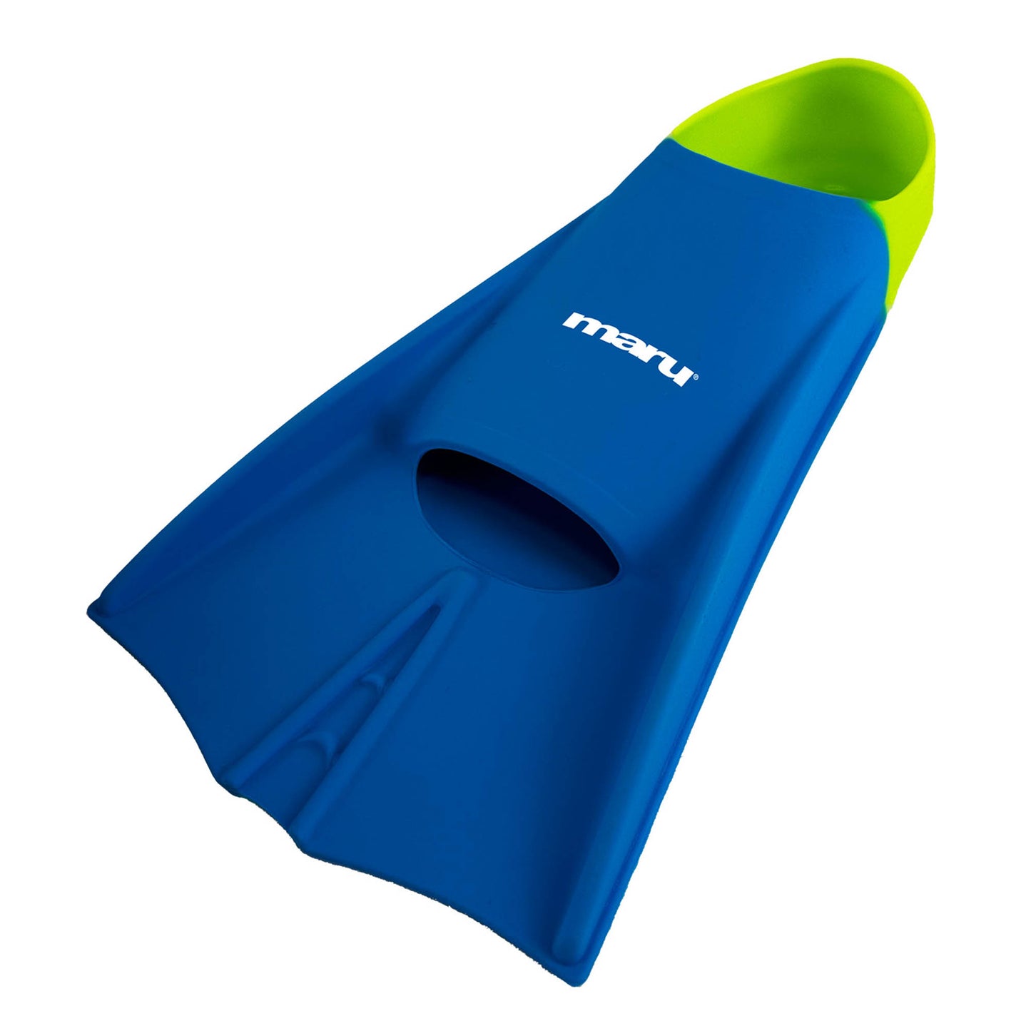 Maru Swim Training Fins - Blue and Lime