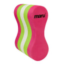 Maru Swim Adult Pull Buoy - Pink, Lime and White