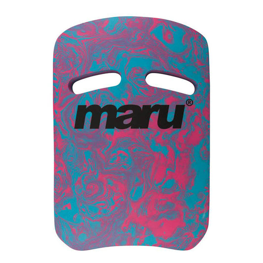 Maru Swim Kickboard - Blue and Pink Swirl