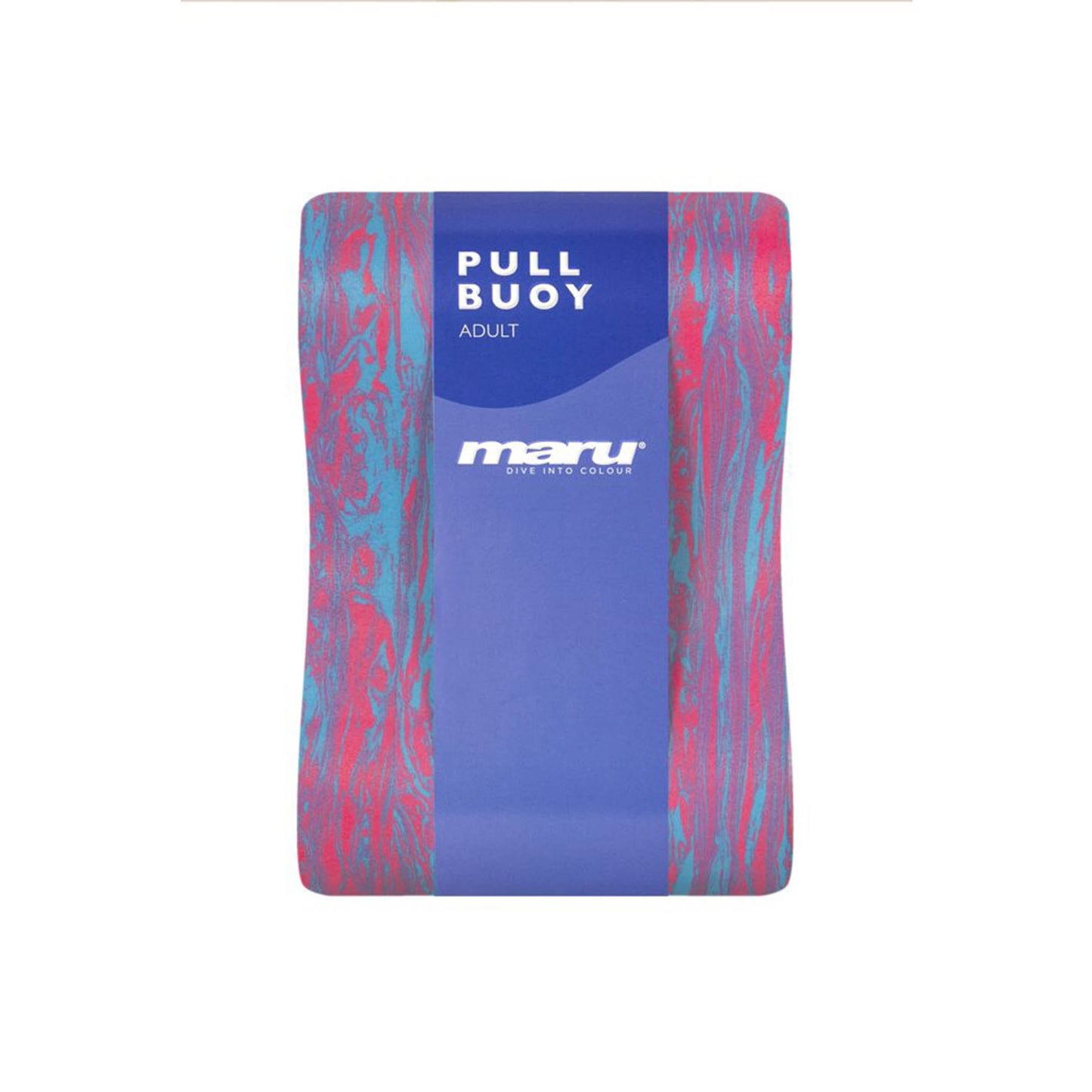 Pull Buoy pour adulte - Tourbillon bleu et rose