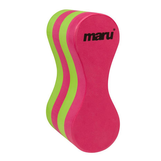 Maru Swim Junior Pull Buoy - Pink and Lime