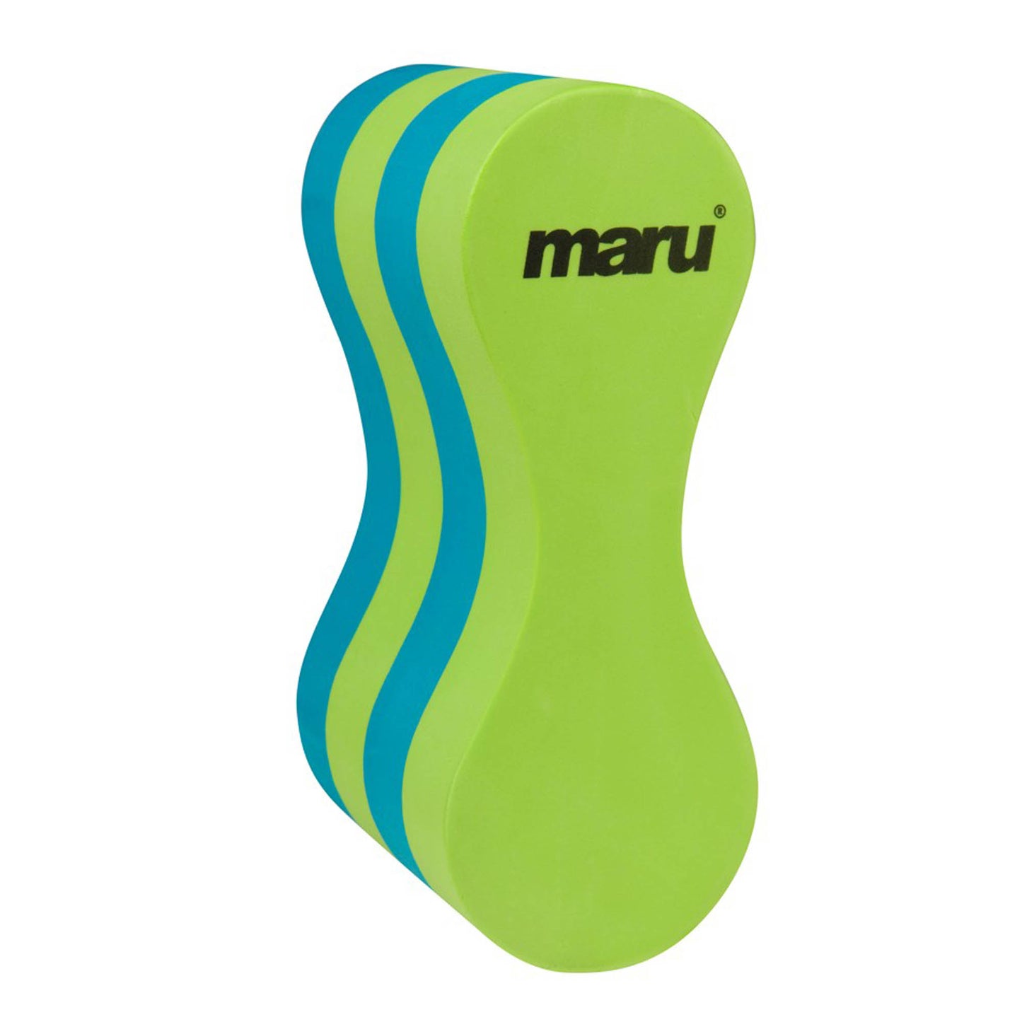 Maru Swim Junior Pull Buoy - Blue and Lime