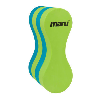 Maru Swim Junior Pull Buoy - Blue and Lime