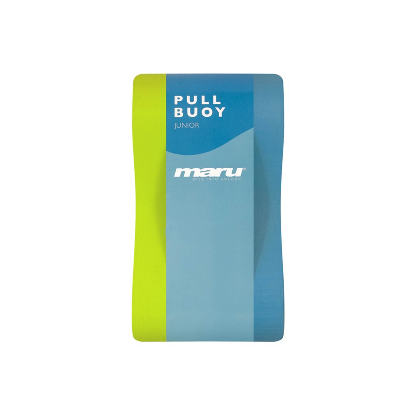 Maru Swim Junior Pull Buoy - Blue and Lime