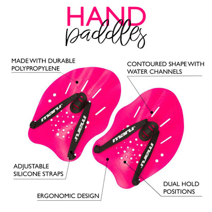 Maru Swimming Hand Paddles - Pink