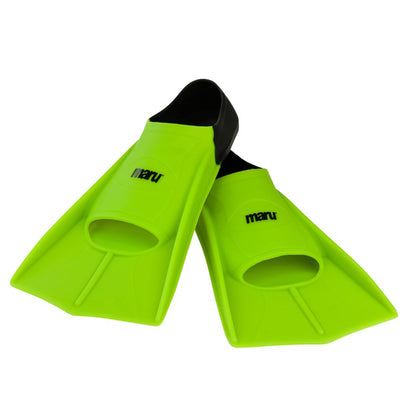 Palmes d'entraînement - Citron vert fluo/noir