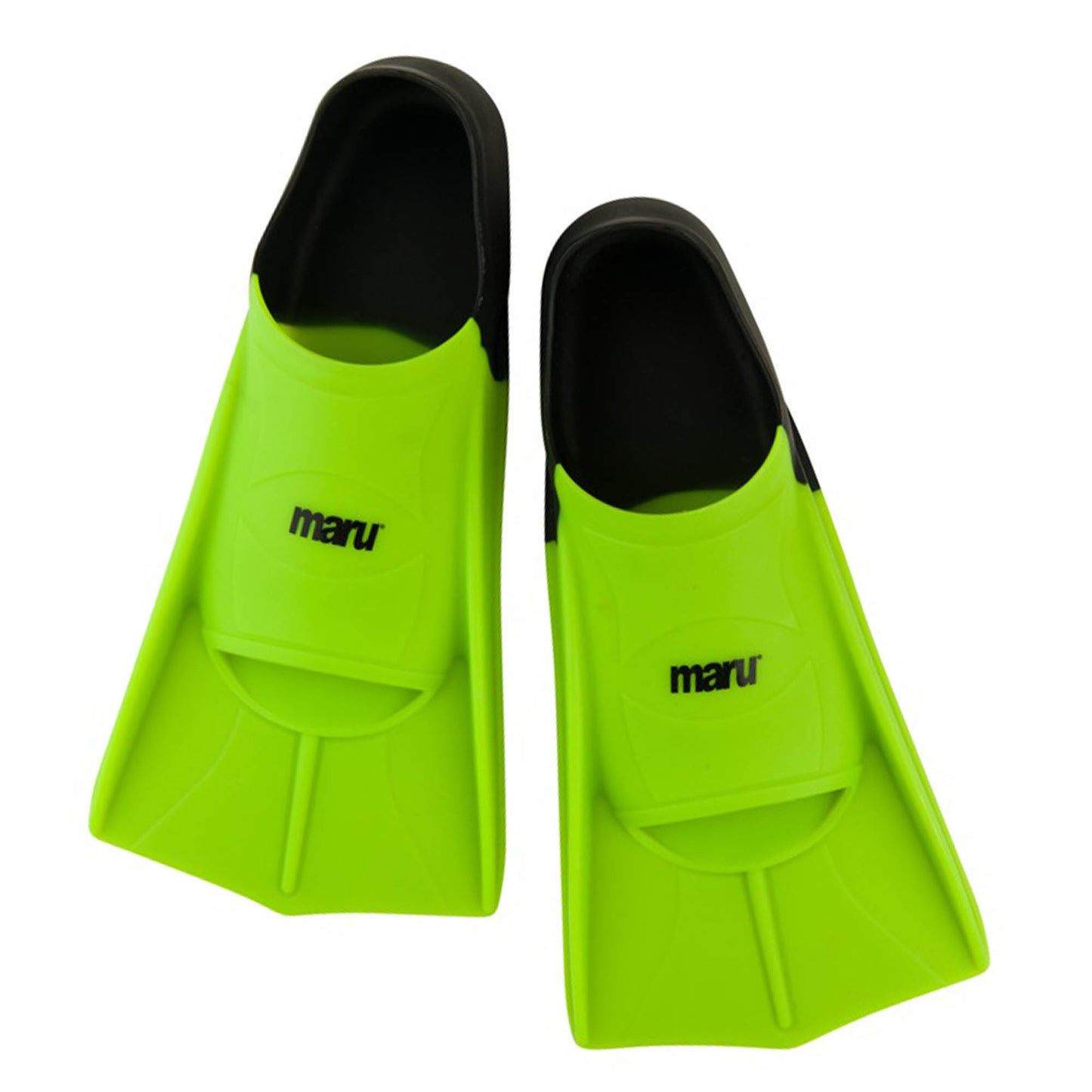 Palmes d'entraînement - Citron vert fluo/noir