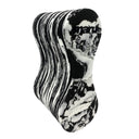 Adult Pull Buoy - Black and White Swirl