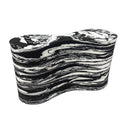 Adult Pull Buoy - Black and White Swirl